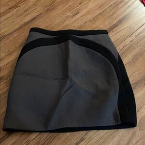 Stylish Gray and Black Skirt